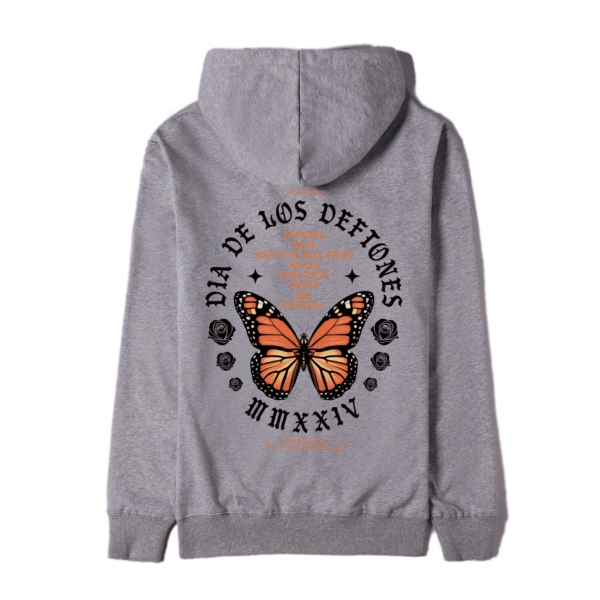 Dia De Los Deftones Forever 2024 Butterfly Zip Hoodie